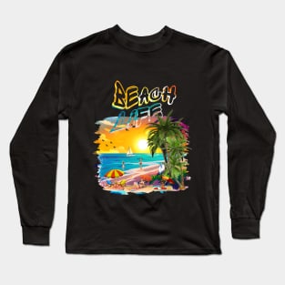Beach Life Long Sleeve T-Shirt